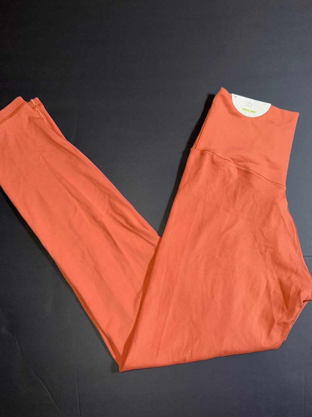 Offline by Aerie High-Rise Women's Leggings in Vibrant Coral Orange